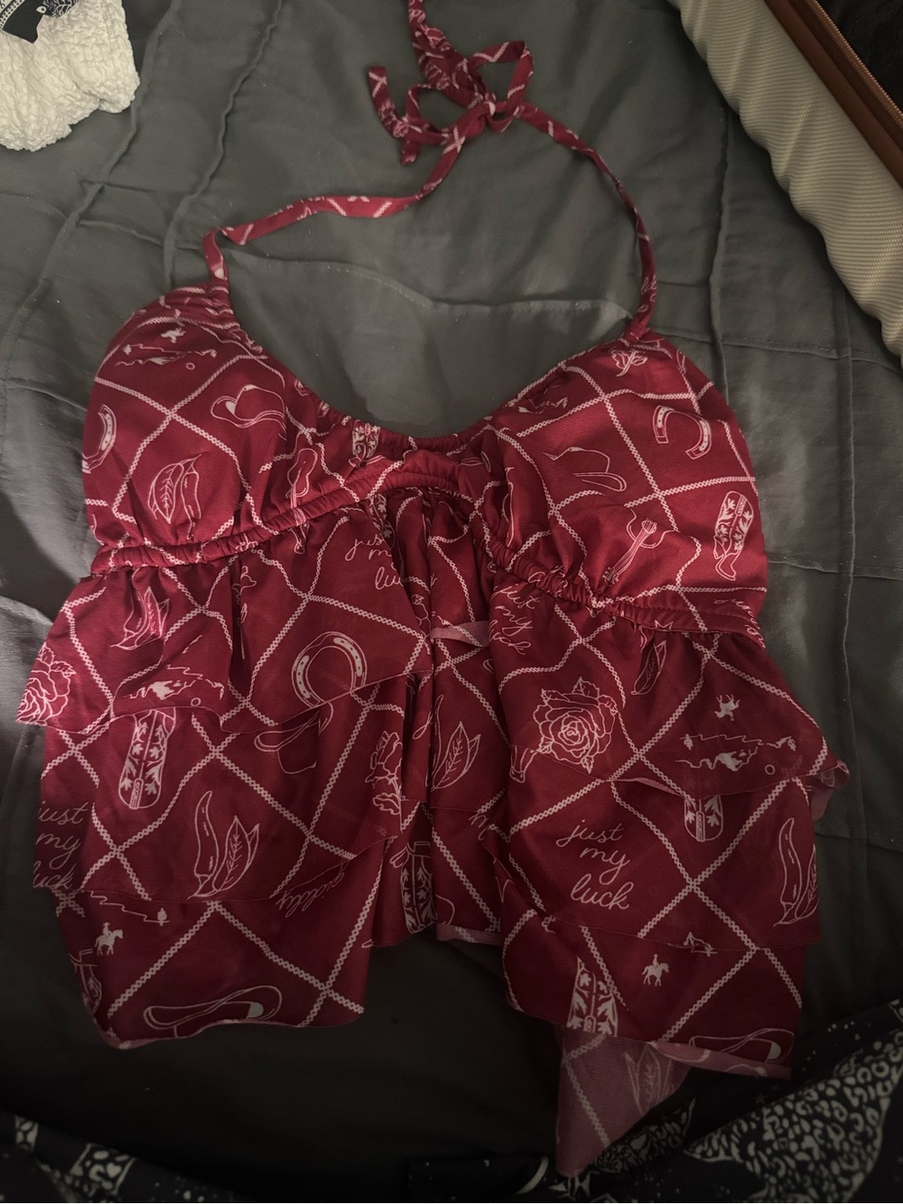 wild fable Red Paisley Print Top